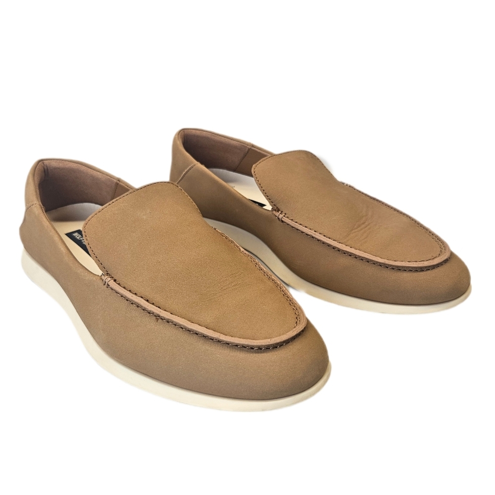 Wolf And Shepherd Loafers Tan Leather Coast Venetian Summer Walk M 7 W 9 Desert